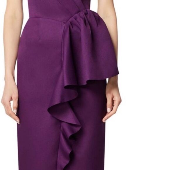Elliatt Reception Strapless Ruffle Midi Dress in Purple NWT Size S $170 - Picture 6 of 6